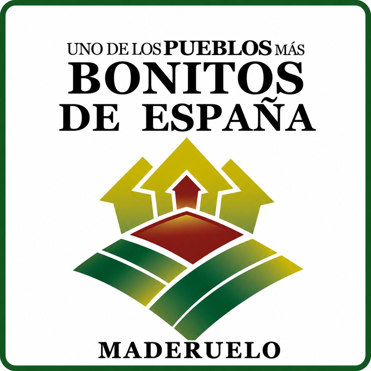 Sello oficial de Los Pueblos más Bonitos de España - Maderuelo